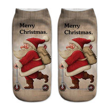 Load image into Gallery viewer, 3D Printed Christmas Low Cut Ankle Sport Socks